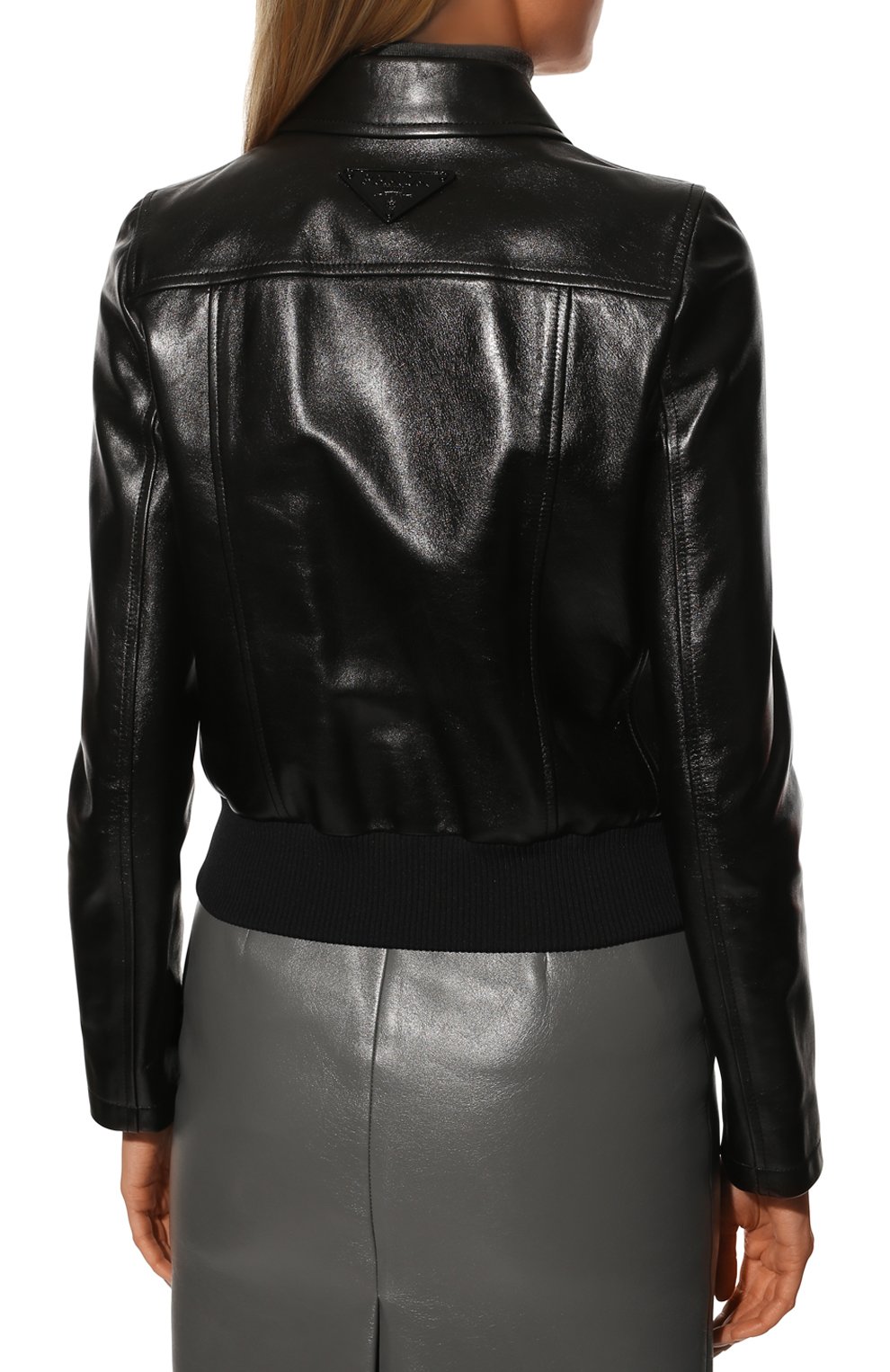 Кожаная куртка PRADA, арт. 58A099-2D03-F0002, фото 4