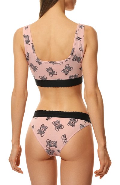 Трусы-слипы MOSCHINO розового цвета по цене 7485 руб., арт. A4706/9011, фото 3 Трусы-слипы MOSCHINO, арт. A4706/9011, фото 3