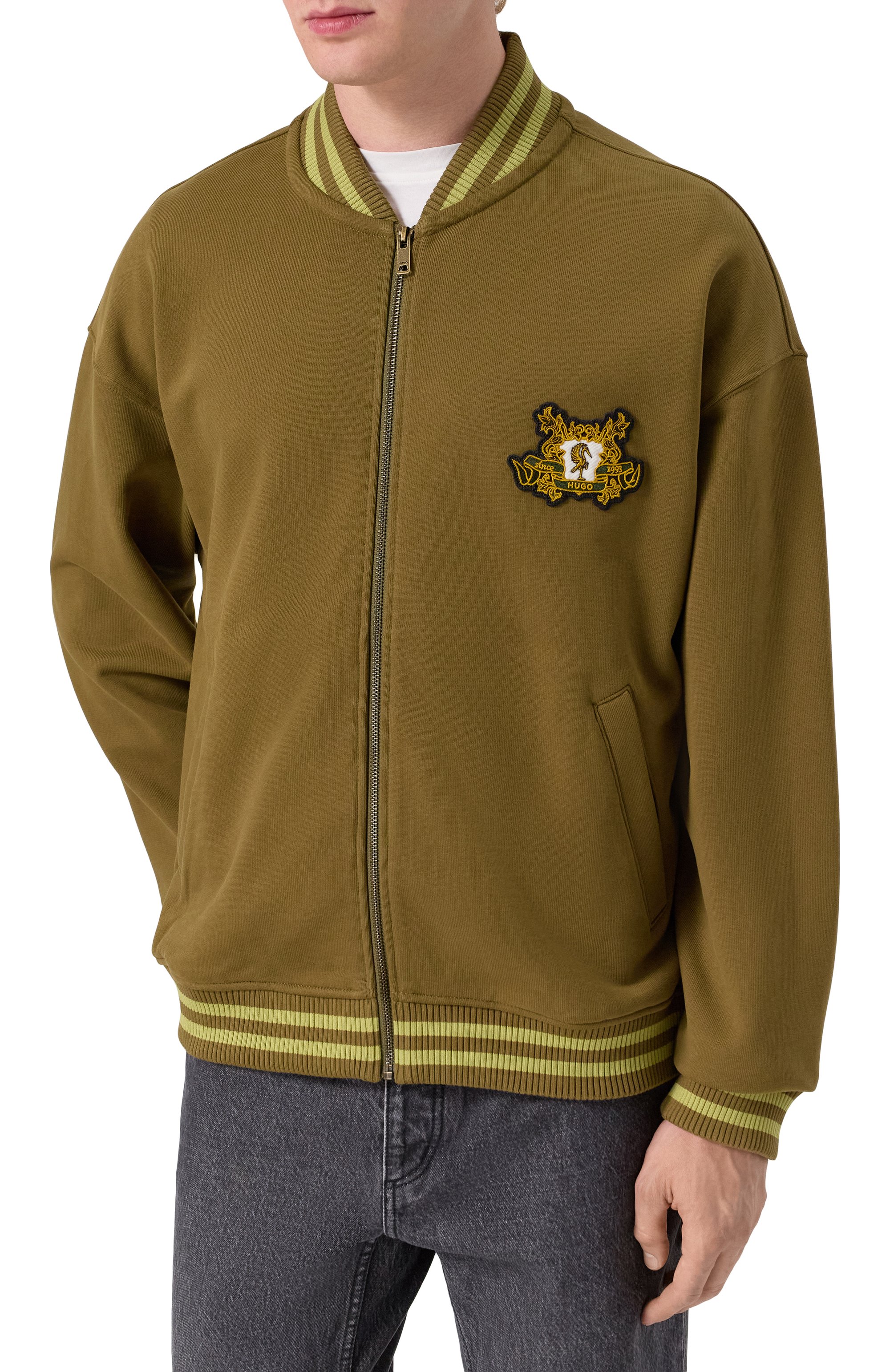 Хлопковая толстовка HUGO, арт. 50542960, фото 3