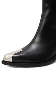Кожаные ботильоны punk ALEXANDER MCQUEEN, арт. 709986WHSWD 1081, фото 7