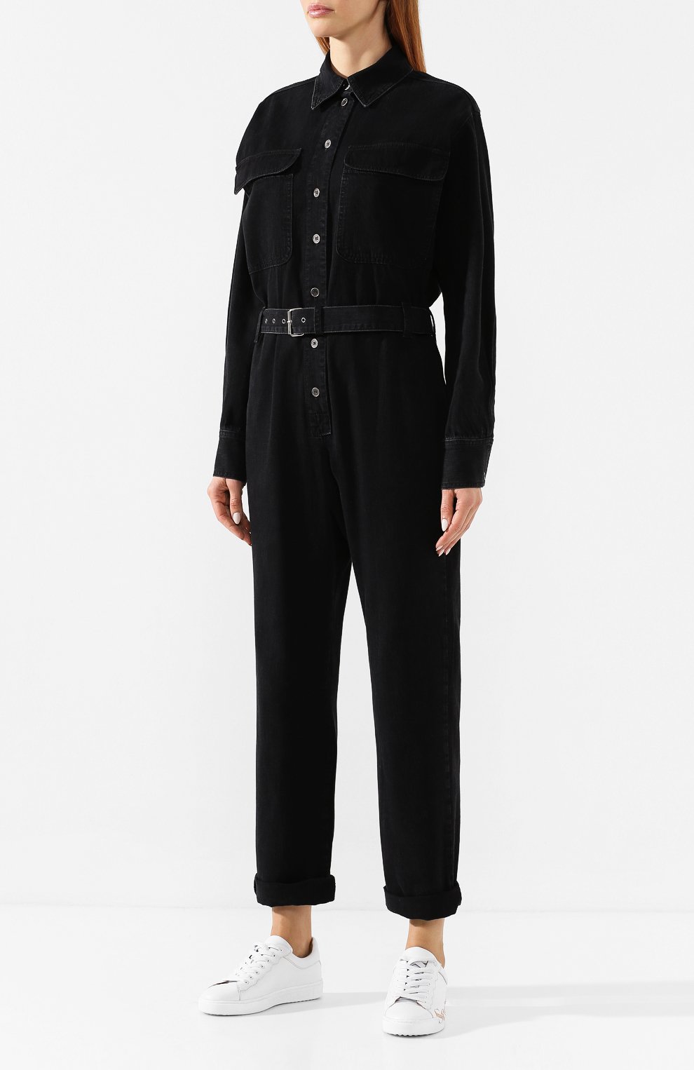 Джинсовый комбинезон RACHEL COMEY черного цвета по цене 39250 руб., арт. 193W-456-D1072 DENIM, фото 3 Джинсовый комбинезон RACHEL COMEY, арт. 193W-456-D1072 DENIM, фото 3