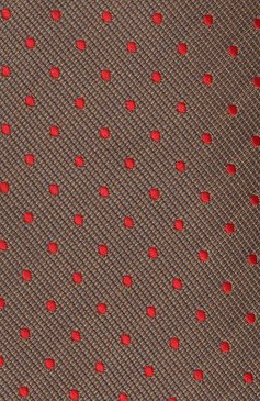 Мужской шелковый галстук BROUBACK коричневого цвета, арт. TIE 8CM/SS24 | Фото 4 (Материал: Текстиль, Шелк; Материал сплава: Проставлено; Нос: Не проставлено; Принт: С принтом)