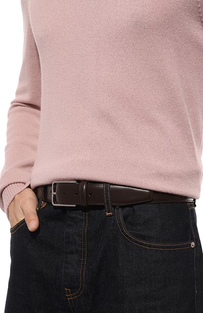 Кожаный ремень CORNELIANI, арт. 92V301-3820830, фото 2