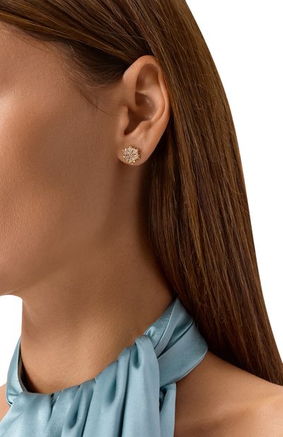 Серьги SWAROVSKI золотого цвета по цене 13700 руб., арт. 5757816, фото 2 Серьги SWAROVSKI, арт. 5757816, фото 2