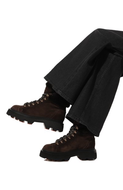 Замшевые ботинки SANTONI, арт. WTHG71316GA2AHSY, фото 3