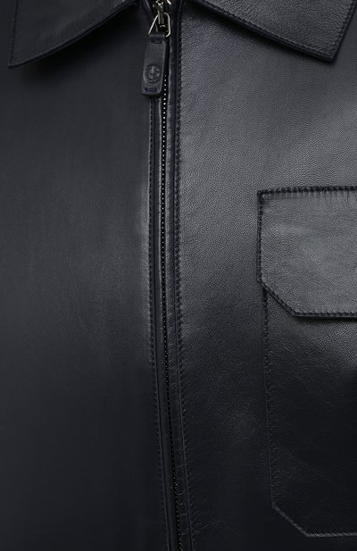 Кожаный бомбер GIORGIO ARMANI, арт. ASR13P/ASP11, фото 5