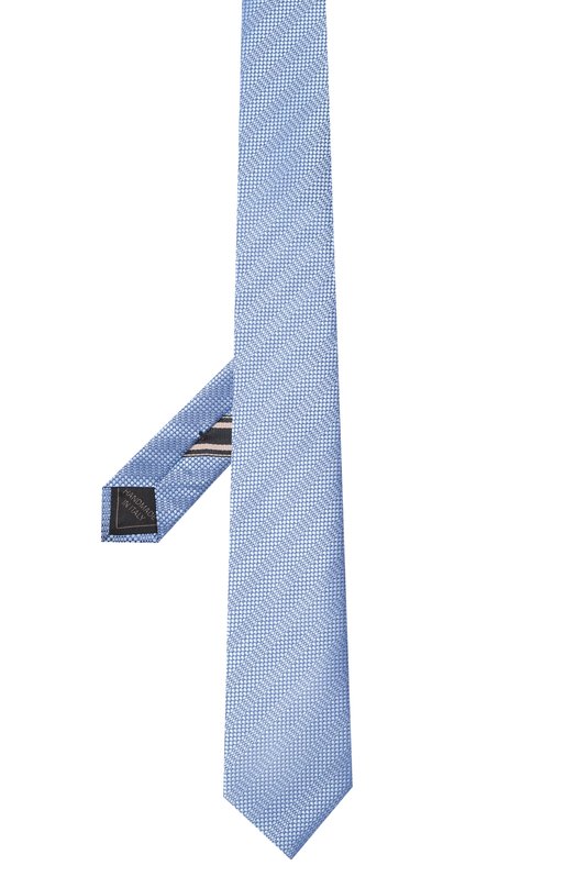 Шелковый галстук Brioni 061D00/PD460 Голубой  061D00/PD460 Фото 3