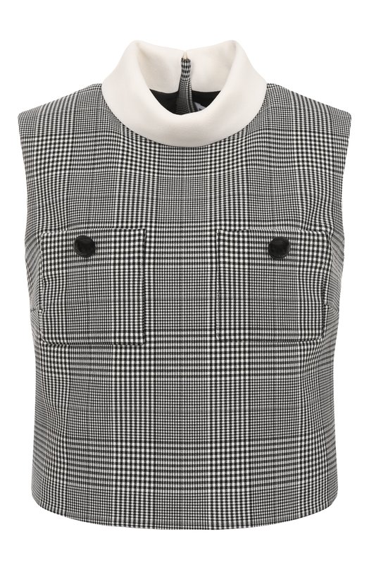Топ self-portrait PF25036TBBW Серый PF25036TBBW