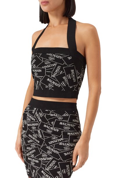 Топ из вискозы BALMAIN, арт. EF1AA025/KH86, фото 3