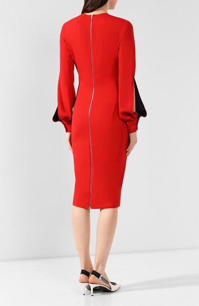 Платье из вискозы VICTORIA BECKHAM, арт. DR FIT 61051A, фото 4