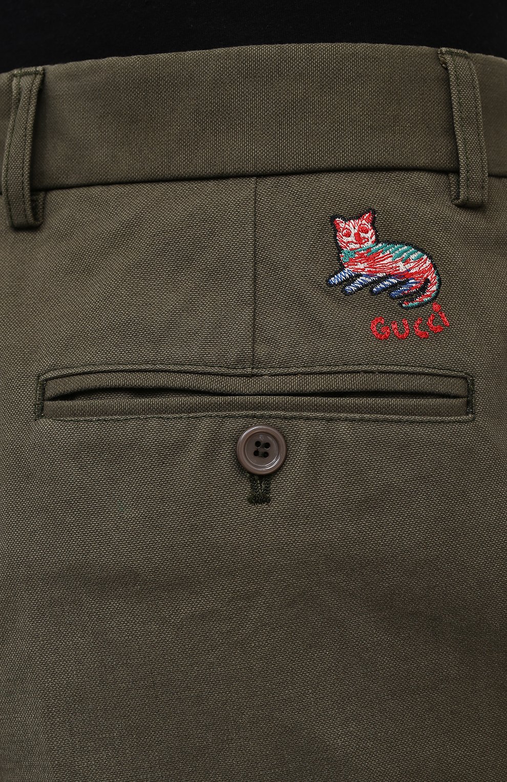 Хлопковые брюки GUCCI, арт. 627977/ZAFDI, фото 5