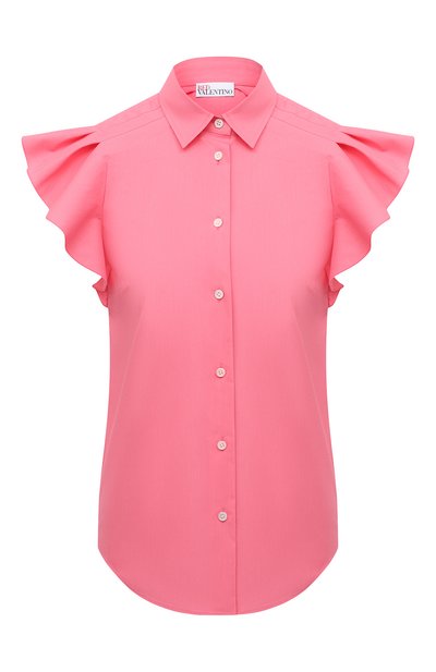Женская хлопковая рубашка REDVALENTINO, арт. VR0AEC55/LUN