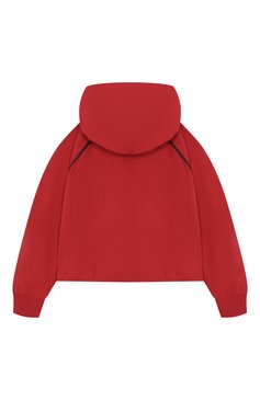 Детский хлопковая толстовка BRUNELLO CUCINELLI красного цвета, арт. BH827E857B | Фото 2 (Рукава: Длинные; Материал внешний: Хлопок; Девочки Кросс-КТ: Толстовка-спорт, Толстовка-одежда; Ростовка одежда: 8 лет | 128 см, 12 лет | 152 см, 10 - 11 лет | 140 - 146см)