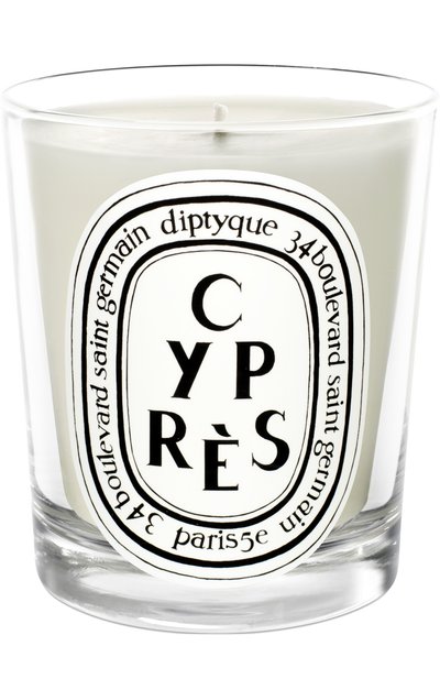 Свеча cypres DIPTYQUE бесцветного цвета по цене 5700 руб., арт. 3700431400147, фото 1 Свеча cypres DIPTYQUE, арт. 3700431400147, фото 1