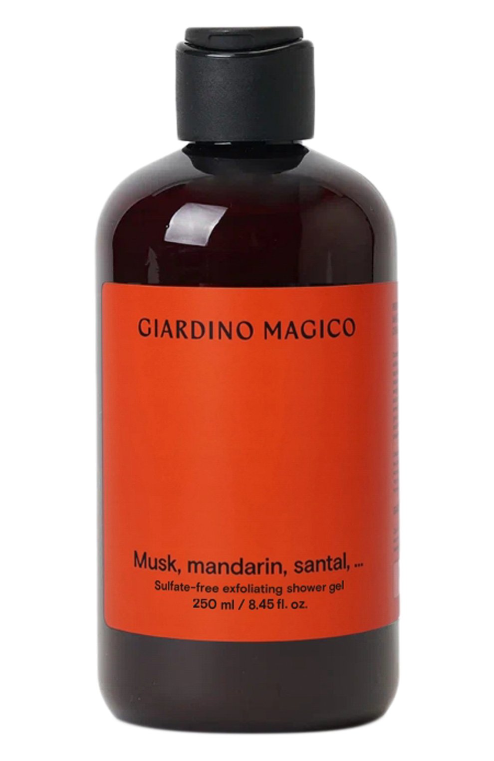 Бессульфатный гель для душа с микрогранулами кремния musk, mandarin, santal,… (250ml) GIARDINO MAGICO, арт. 4640200325648, фото 1