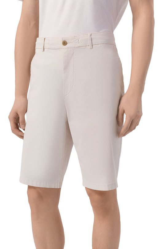 Хлопковые шорты Bogner 18158964 Кремовый  18158964 Фото 3