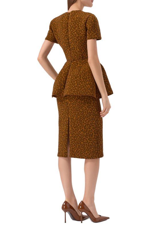 Платье Vika Gazinskaya SS26-13248 Леопардовый  SS26-13248 Фото 3