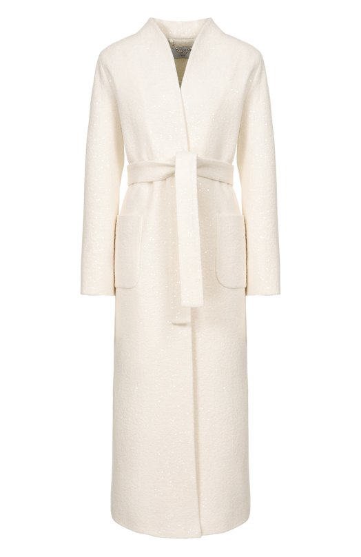 Шерстяное пальто Seven Lab CX white brilliant Кремовый CX white brilliant