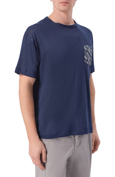 Льняная футболка ZILLI, арт. TSR03RM0900V00000, фото 3