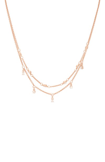 Колье moonsun swarovski x penelope cruz SWAROVSKI золотого цвета по цене 9980 руб., арт. 5486647, фото 2 Колье moonsun swarovski x penelope cruz SWAROVSKI, арт. 5486647, фото 2