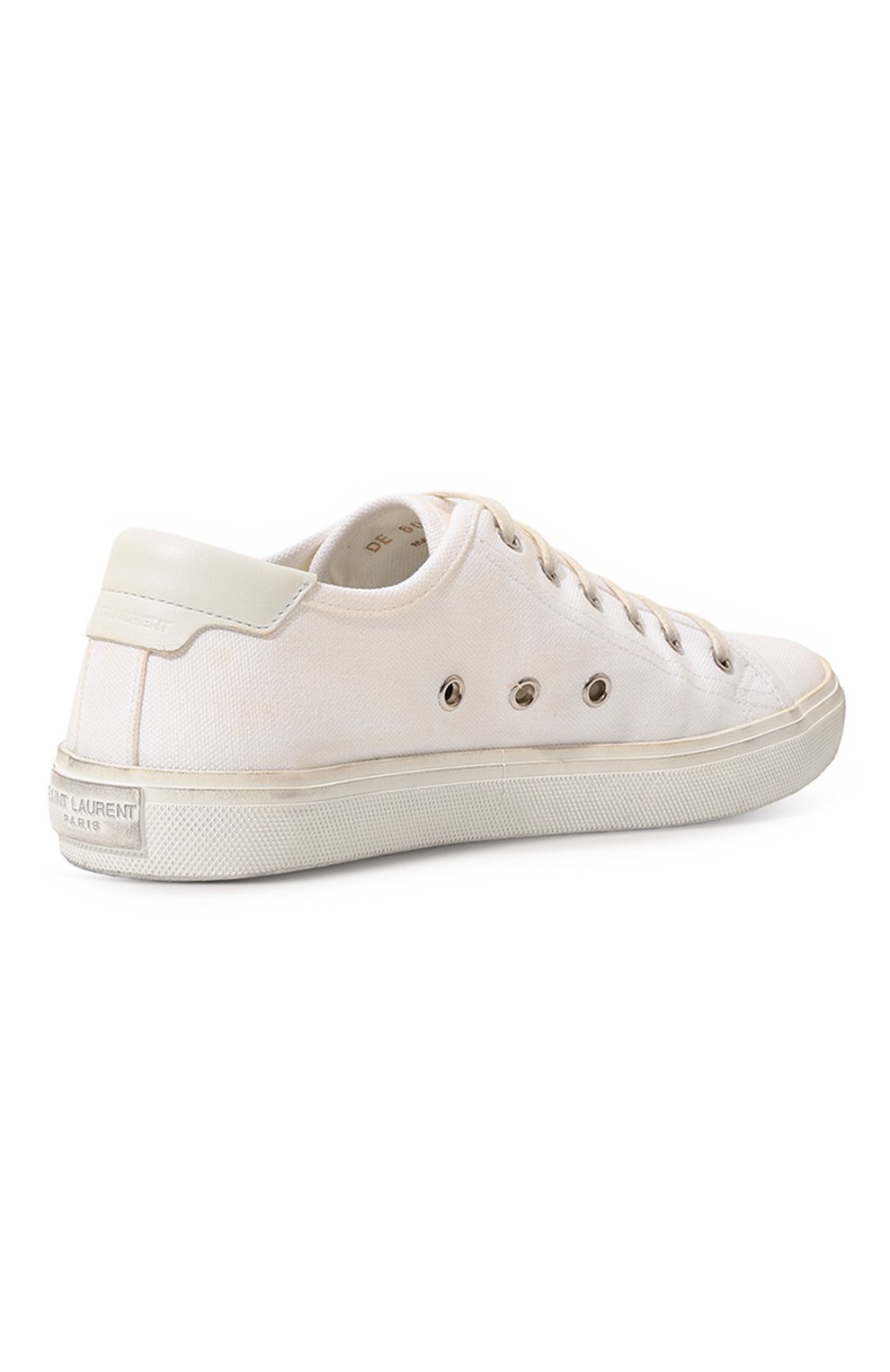 Текстильные кеды malibu SAINT LAURENT, арт. 606446, фото 5
