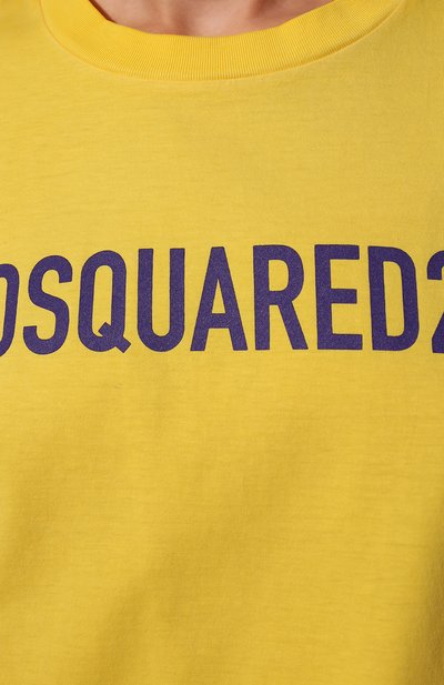 Хлопковая футболка DSQUARED2,  арт. S75GD0283/S22427, фото 5