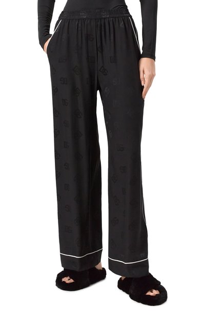 Шелковые брюки DOLCE & GABBANA, арт. FTAMPT/FJ1J0, фото 3