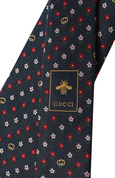 Шелковый галстук GUCCI, арт. 643815 4E002, фото 4