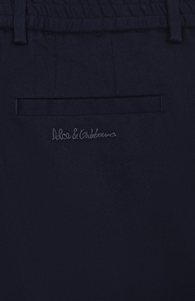 Хлопковые брюки DOLCE & GABBANA, арт. L44P74/FUFNX/8-12+, фото 3