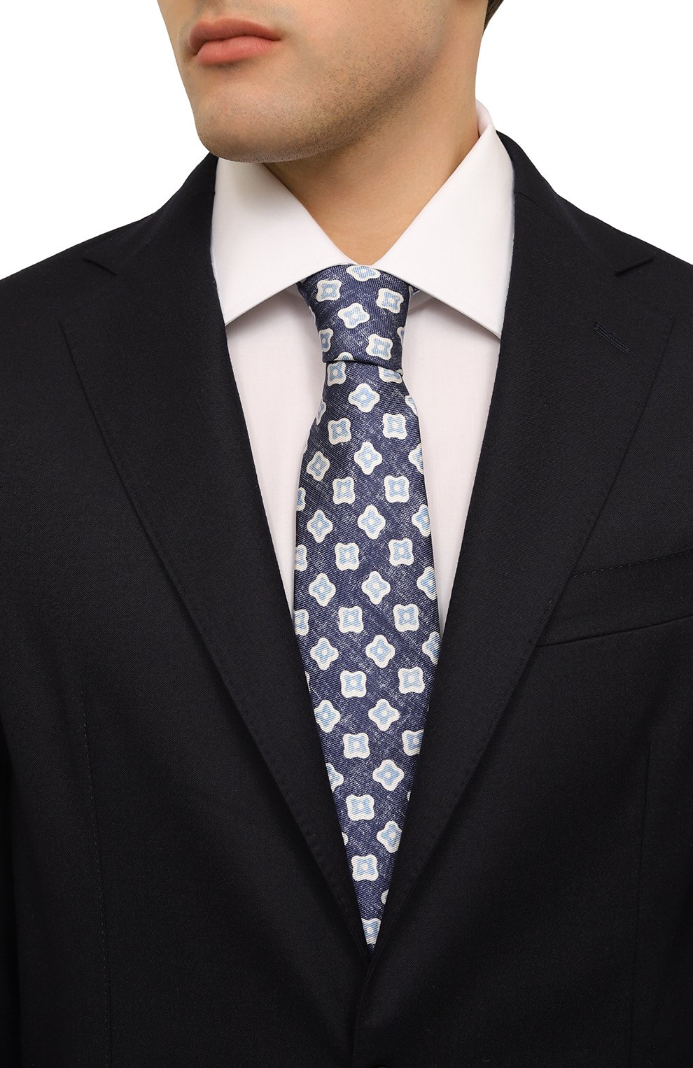 Шелковый галстук KITON, арт. UCRVKLC01I39, фото 2