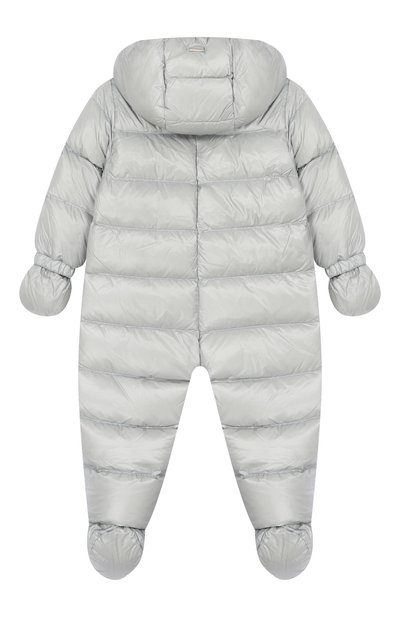 Пуховый комбинезон HERNO светло-серого цвета по цене 59950 руб., арт. PI000008K/12017Z/9M-18M, фото 2 Пуховый комбинезон HERNO, арт. PI000008K/12017Z/9M-18M, фото 2