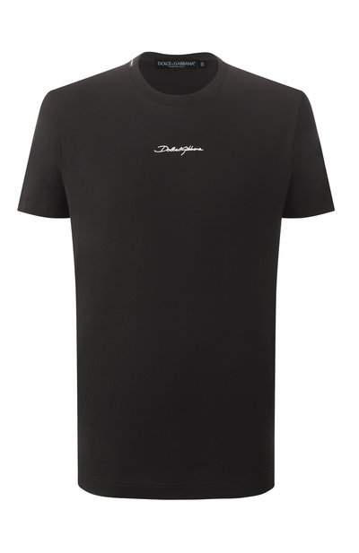Мужская хлопковая футболка DOLCE & GABBANA, арт. G8RN8Z/G7NUB