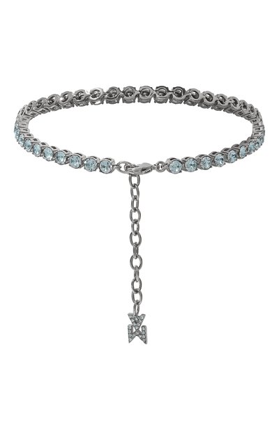 Анклет tennis AMINA MUADDI, арт. TENNIS ANKLET/CRYSTALS SILVER BASE/SWA, фото 3
