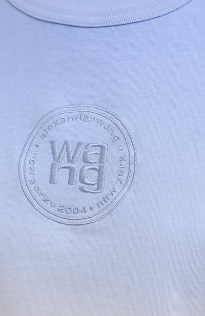 Хлопковая футболка ALEXANDERWANG.T, арт. 4CC2211185, фото 5