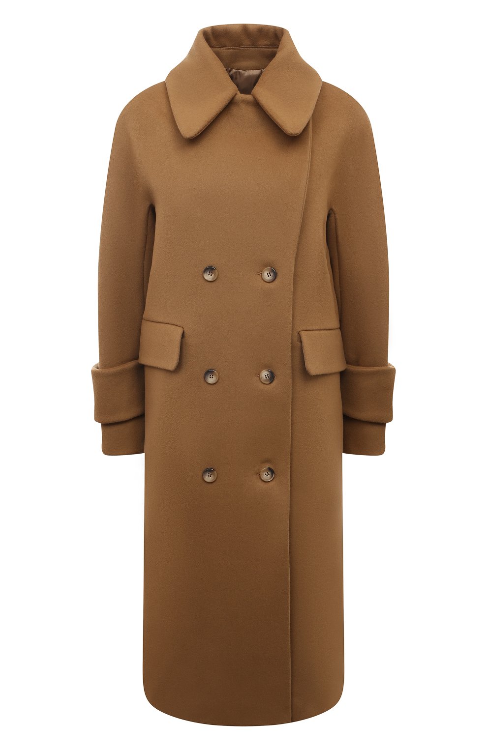 Шерстяное пальто LUDA NIKISHINA, арт. CT/MAXIM/AW23/mustard, фото 1