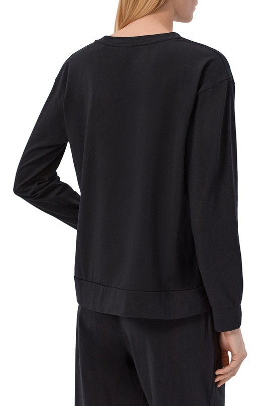 Хлопковый свитшот HUGO 50555632 Чёрный  50555632 Фото 4