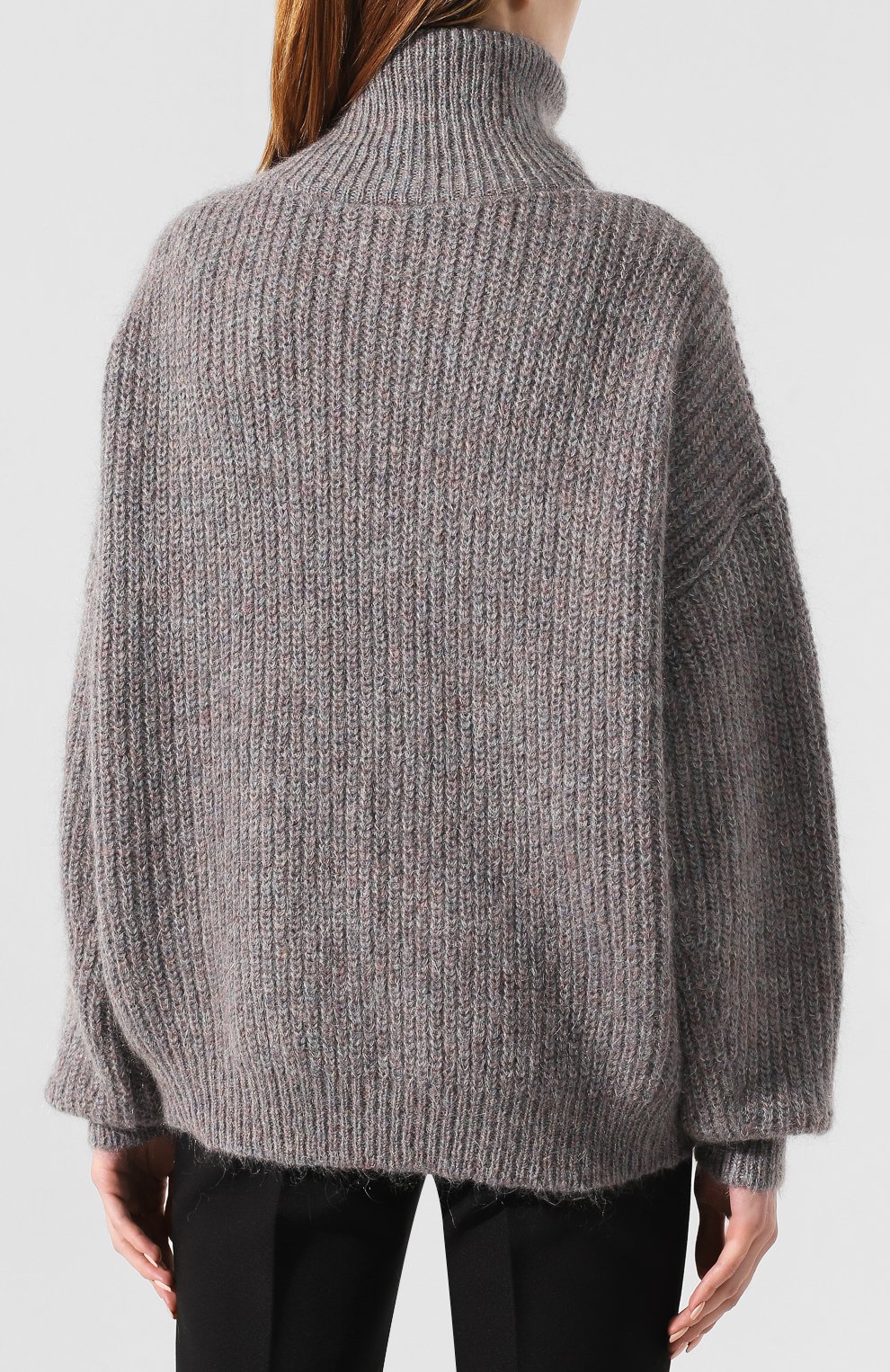 Свитер ISABEL MARANT ETOILE серого цвета по цене 33850 руб., арт. PU1109-19A064E/MYCLAN, фото 4 Свитер ISABEL MARANT ETOILE, арт. PU1109-19A064E/MYCLAN, фото 4