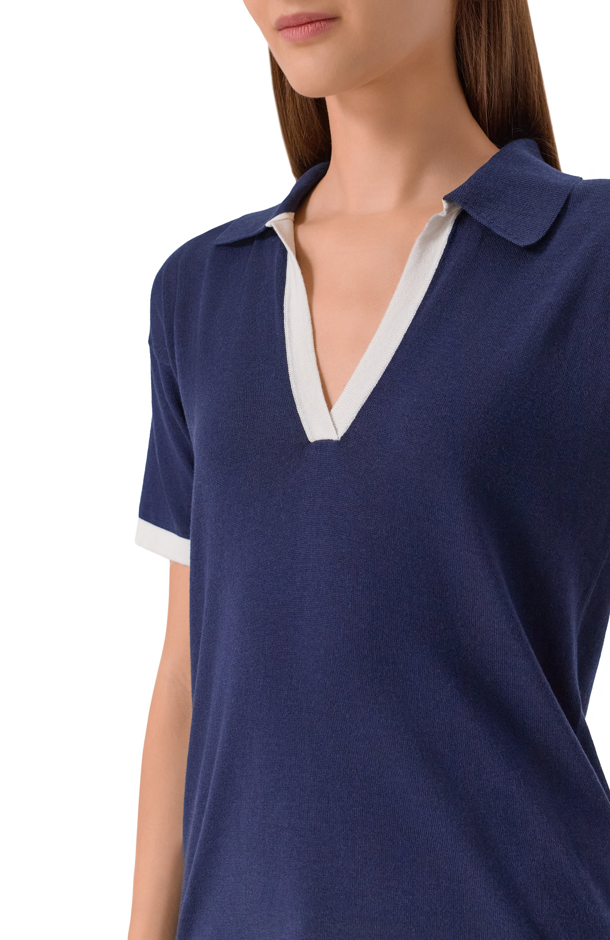 Поло из шелка и хлопка MVST, арт. WS61-612MU, фото 5