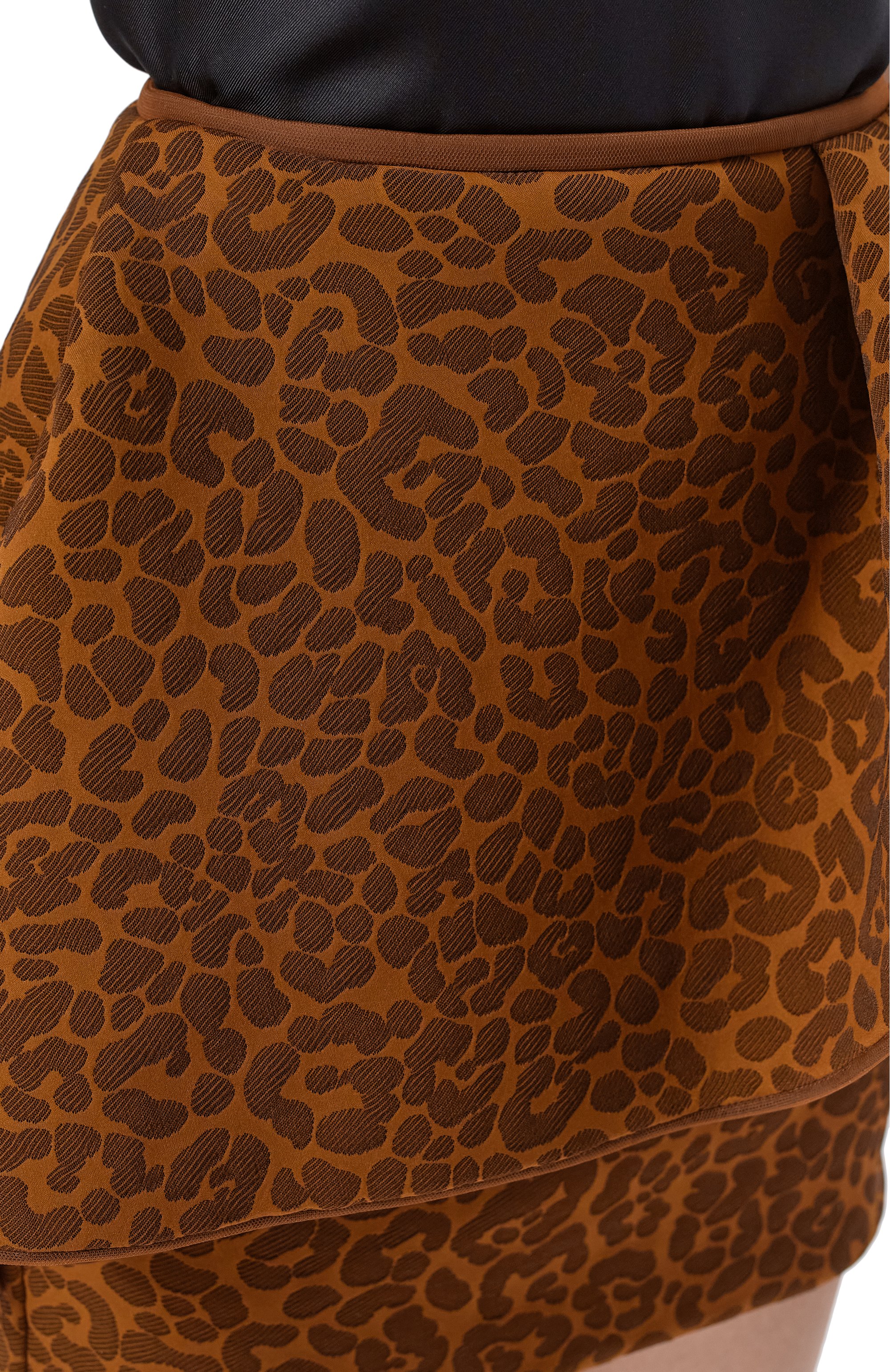 Юбка VIKA GAZINSKAYA леопардового цвета по цене 161660 руб., арт. SS26-18229, фото 5 Юбка VIKA GAZINSKAYA, арт. SS26-18229, фото 5