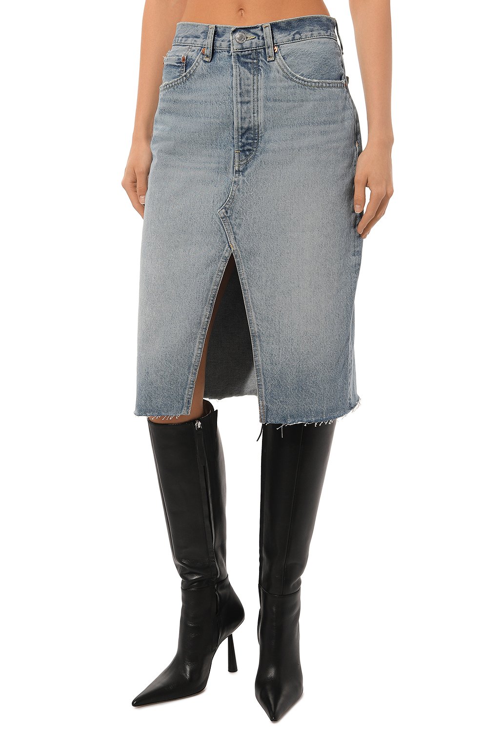 Джинсовая юбка RE/DONE, арт. 141-05WMDNSKT/A, фото 3
