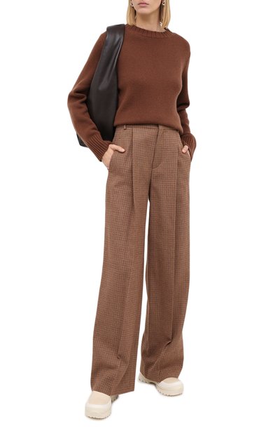 Шерстяные брюки CHLOÉ, арт. CHC20APA48163, фото 3