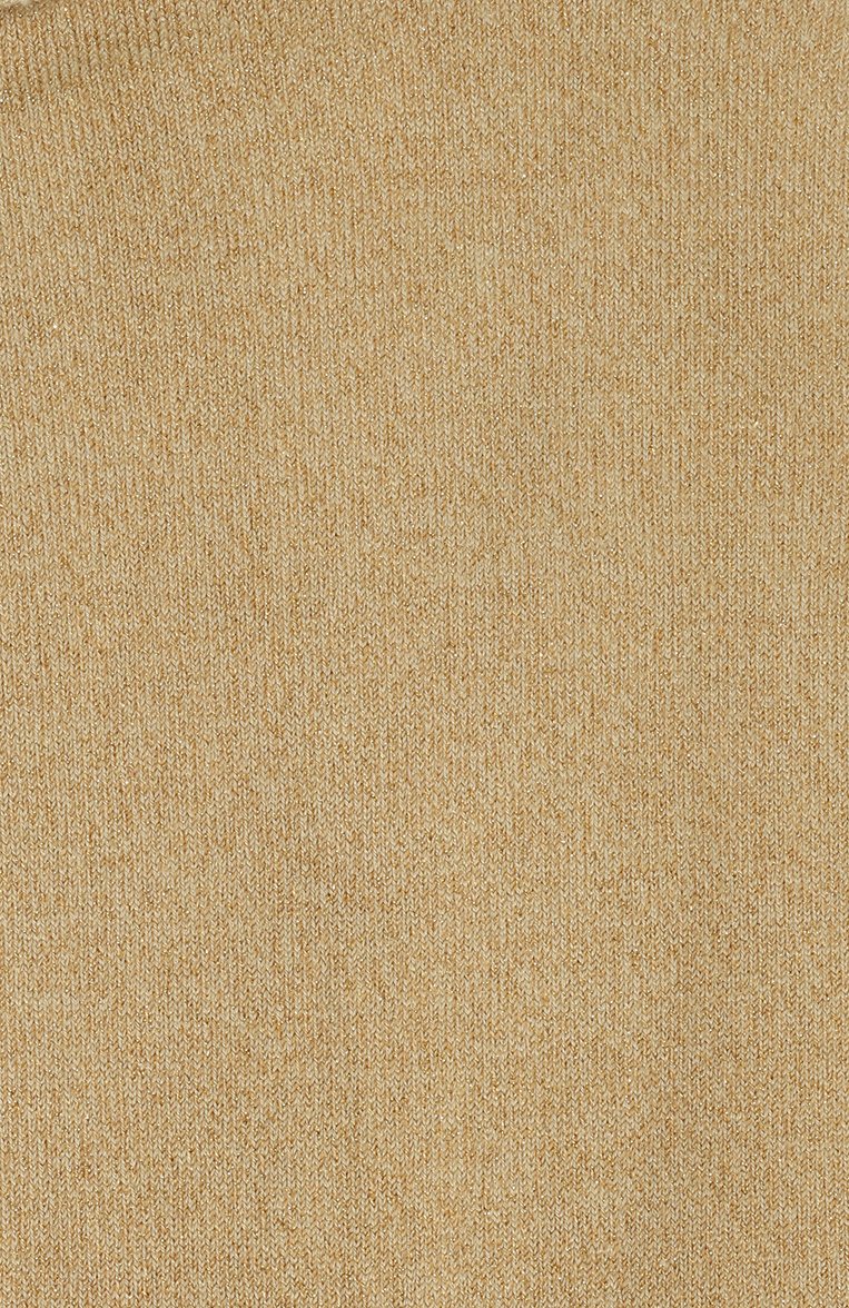 Женские носки из кашемира и шелка BRUNELLO CUCINELLI желтого цвета, арт. M41945019 | Фото 2 (Материал внешний: Кашемир, Шерсть; Нос: Не проставлено)