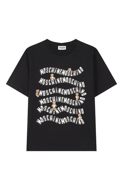 Хлопковая футболка MOSCHINO, арт. HXM05G/LAA52