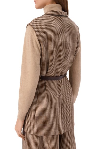 Шерстяной жилет BRUNELLO CUCINELLI темно-бежевого цвета по цене 462000 руб., арт. MG5467259P, фото 4 Шерстяной жилет BRUNELLO CUCINELLI, арт. MG5467259P, фото 4
