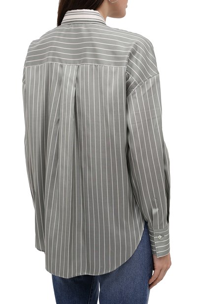 Шелковая рубашка BRUNELLO CUCINELLI, арт. MA741NA506, фото 4