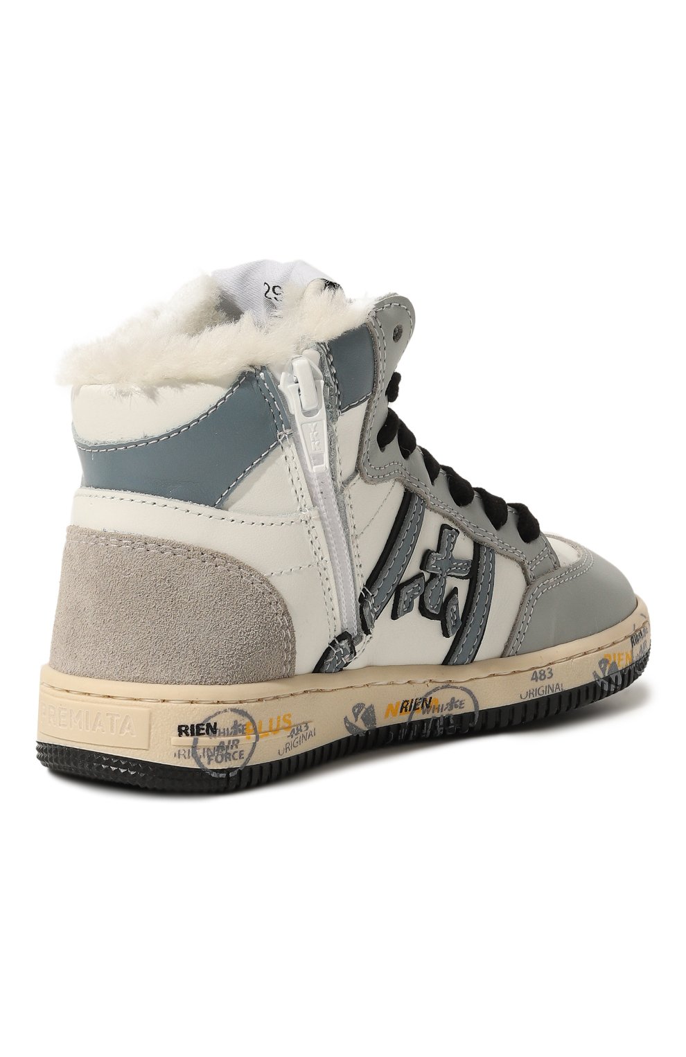 Кожаные кеды wally PREMIATA WILL BE, арт. 24M322410/WALLY HI M/27-35, фото 3