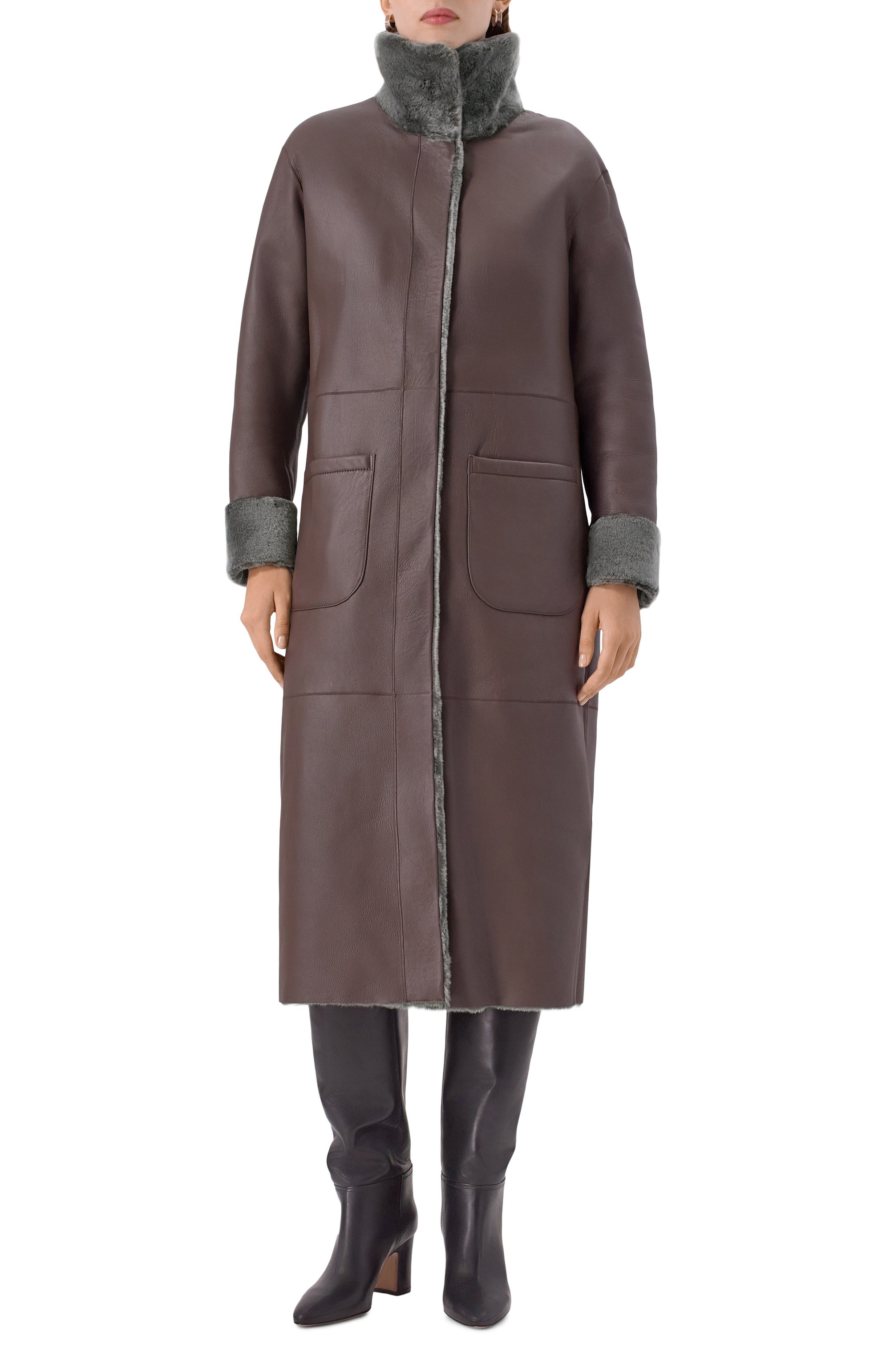 Дубленка из овчины SIMONETTA RAVIZZA, арт. F05C0142H21, фото 6