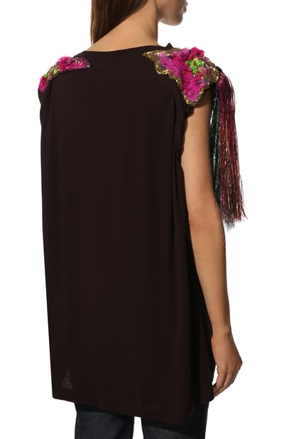 Хлопковый топ DRIES VAN NOTEN, арт. 221-011135-4613, фото 4