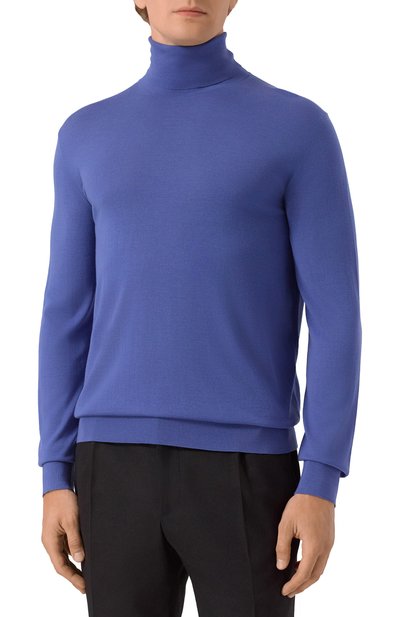 Шерстяная водолазка MVST синего цвета по цене 139500 руб., арт. M0-M25.1MM.K406/44-60, фото 3 Шерстяная водолазка MVST, арт. M0-M25.1MM.K406/44-60, фото 3