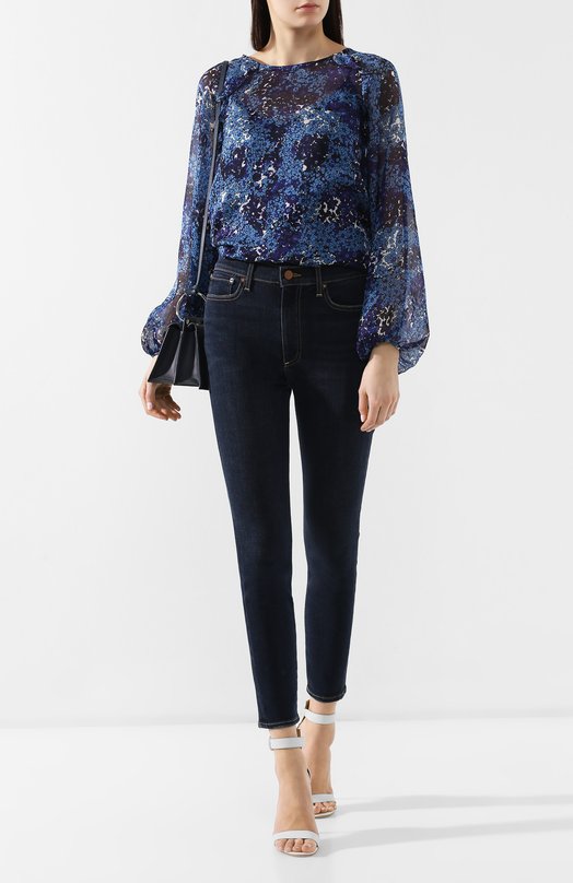 Шелковая блузка Essentiel Antwerp Синий, фото 2